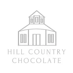 Hill Country Chocolate logo with barn illustration