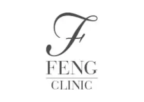 Feng Clinic logo with an ornate serif F lettermark