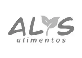 Alys Alimentos logo with leaf icon