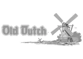 Old Dutch logo with windmill illustration